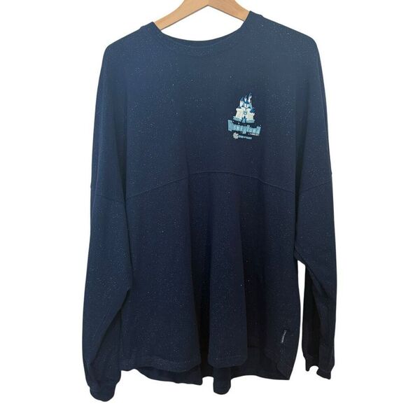 Disney Happiest Place on Earth 65th Anniversary Glitter Spirit Jersey Size XL Un - Picture 2 of 4